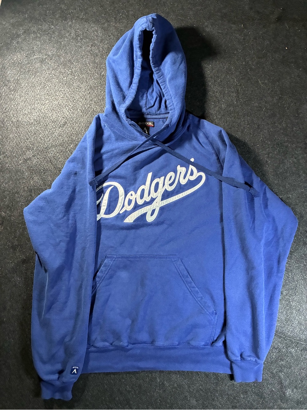 Antigua Dodgers Blue Hoodie